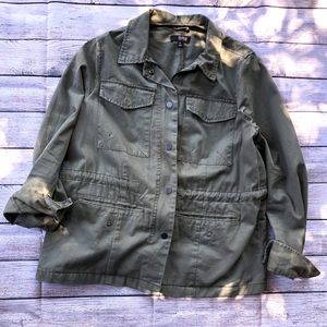 a.n.a Anorak Utility Jacket with Cinch Waist